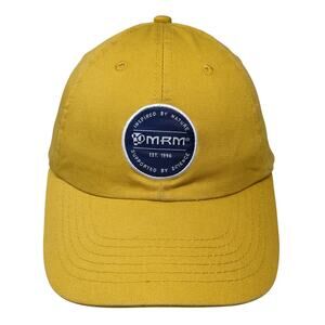 MRM Est. 1996 U.S. Flag Slideback Baseball Cap Yellow One Size Embroidered